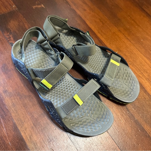 Merrell Hydrotrekker Strap Dusty Olive Men Hiking Water Sandal Shoe SZ 12 Hike main image 5